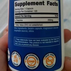 L-Theanine 200mg dietary UK